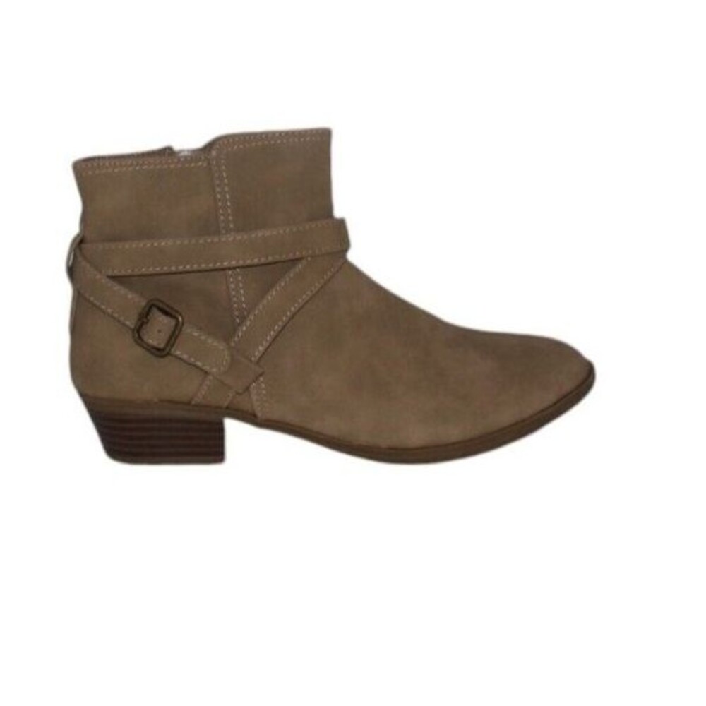 SO Ankle Boots Carisa Taupe Memory Foam Size 5